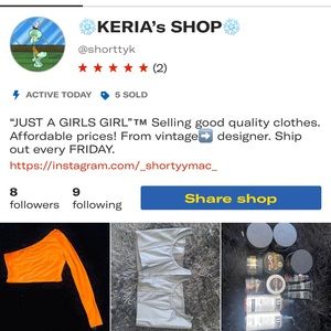 Follow me on DEPOP